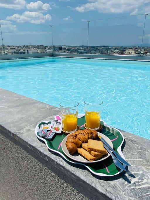 New 2Bd Apt With Shared Rooftop Pool Appartement Athene Buitenkant foto